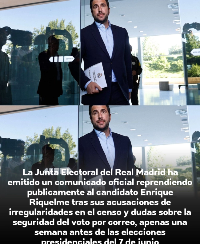 Escándalo en el Madrid: la Junta Electoral desmiente públicamente a Riquelme por acusaciones graves sobre el censo y fraude electoral