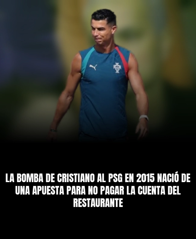 La bomba de Cristiano al PSG en 2015 nació de una apuesta para no pagar la cuenta del restaurante La bomba de Cristiano al PSG en 2015 nació de una apuesta para no pagar la cuenta del restaurante