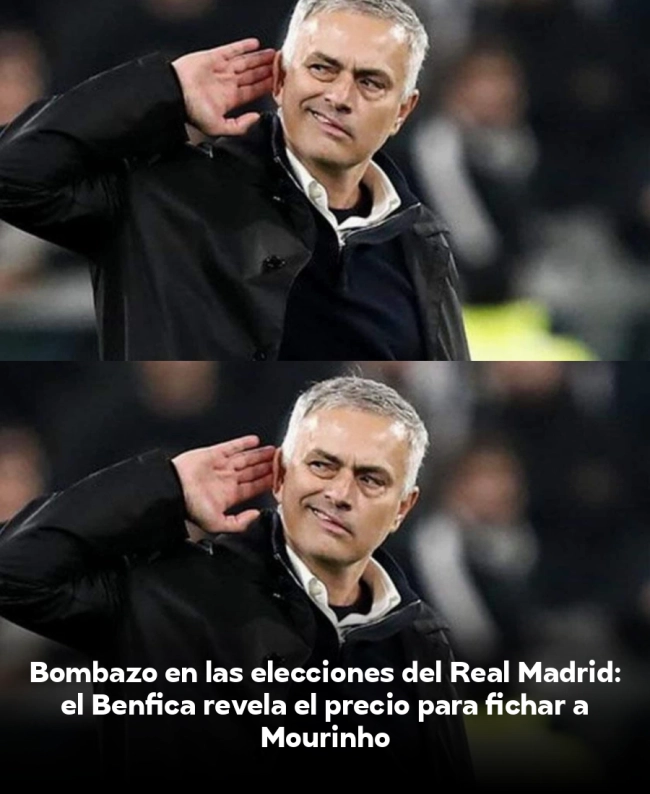 Bombazo en las elecciones del Real Madrid: el Benfica revela el precio para fichar a Mourinho