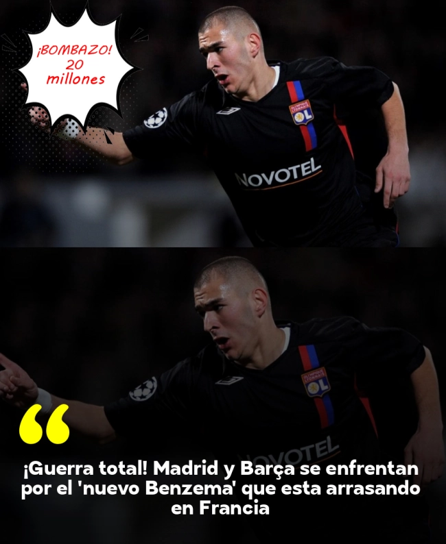¡Guerra total! Madrid y Barça se enfrentan por el 'nuevo Benzema' que está arrasando en Francia