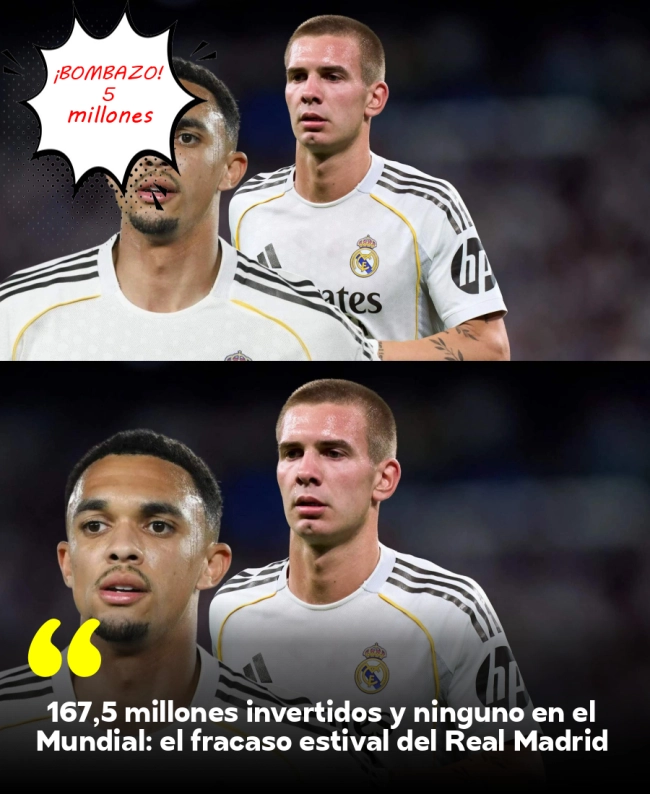 167,5 millones invertidos y ninguno en el Mundial: el fracaso estival del Real Madrid