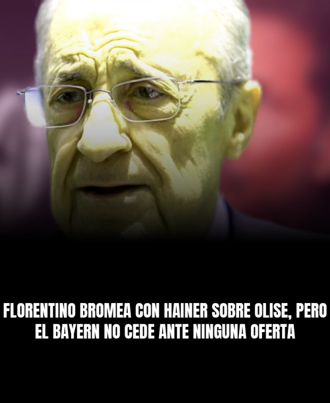 Florentino bromea con Hainer sobre Olise, pero el Bayern no cede ante ninguna oferta