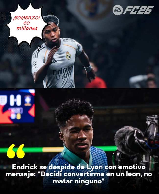 Endrick se despide de Lyon con emotivo mensaje: 