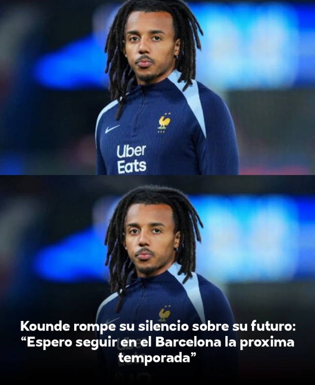 Koundé rompe su silencio sobre su futuro: “Espero seguir en el Barcelona la próxima temporada”