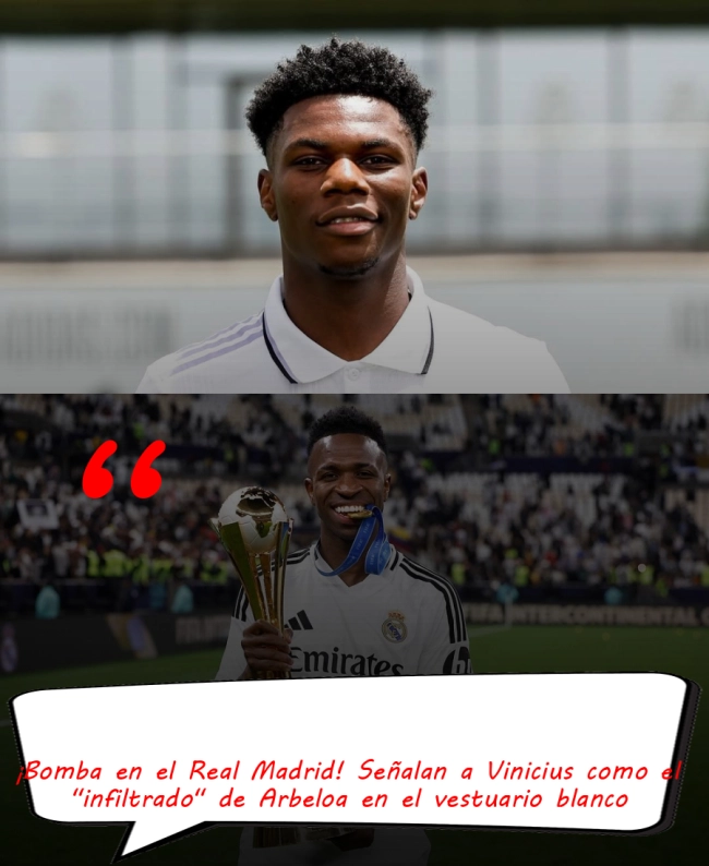 ¡Bomba en el Real Madrid! Señalan a Vinicius como el 