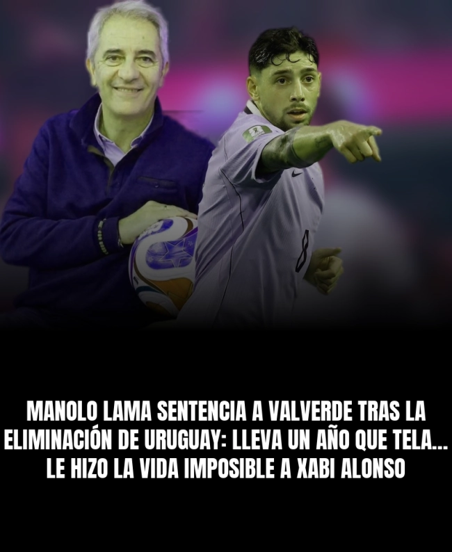 Manolo Lama sentencia a Valverde tras la eliminación de Uruguay: 