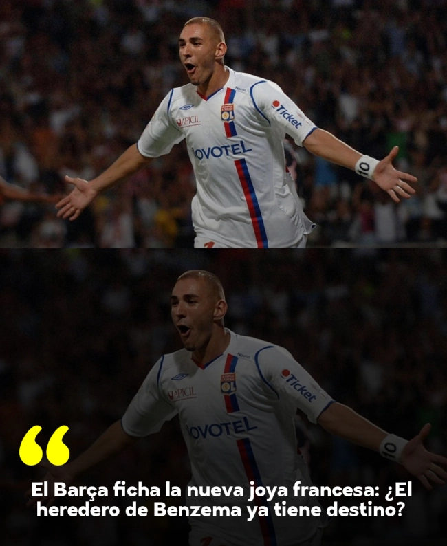 El Barça ficha la nueva joya francesa: ¿El heredero de Benzema ya tiene destino? El Barça ficha la nueva joya francesa: ¿El heredero de Benzema ya tiene destino?