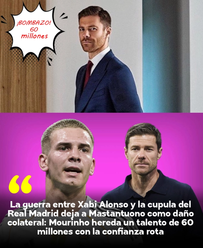 La guerra entre Xabi Alonso y la cúpula del Real Madrid deja a Mastantuono como daño colateral: Mourinho hereda un talento de 60 millones con la confianza rota