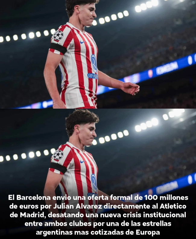 ¡BOMBAZO! Barcelona ofrece 100 millones por Julián Álvarez y desata guerra total con el Atlético