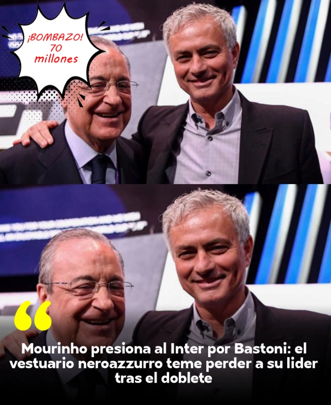 Mourinho presiona al Inter por Bastoni: el vestuario neroazzurro teme perder a su líder tras el doblete
