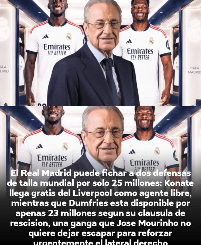 BOMBAZO: Real Madrid a punto de cerrar dos defensas mundialistas por solo 25 millones - Mourinho ya tiene su lista BOMBAZO: Real Madrid a punto de cerrar dos defensas mundialistas por solo 25 millones - Mourinho ya tiene su lista