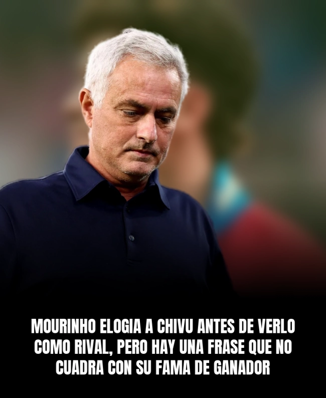 Mourinho elogia a Chivu antes de verlo como rival, pero hay una frase que no cuadra con su fama de ganador Mourinho elogia a Chivu antes de verlo como rival, pero hay una frase que no cuadra con su fama de ganador