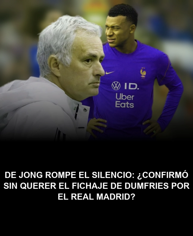 De Jong rompe el silencio: ¿Confirmó sin querer el fichaje de Dumfries por el Real Madrid? De Jong rompe el silencio: ¿Confirmó sin querer el fichaje de Dumfries por el Real Madrid?