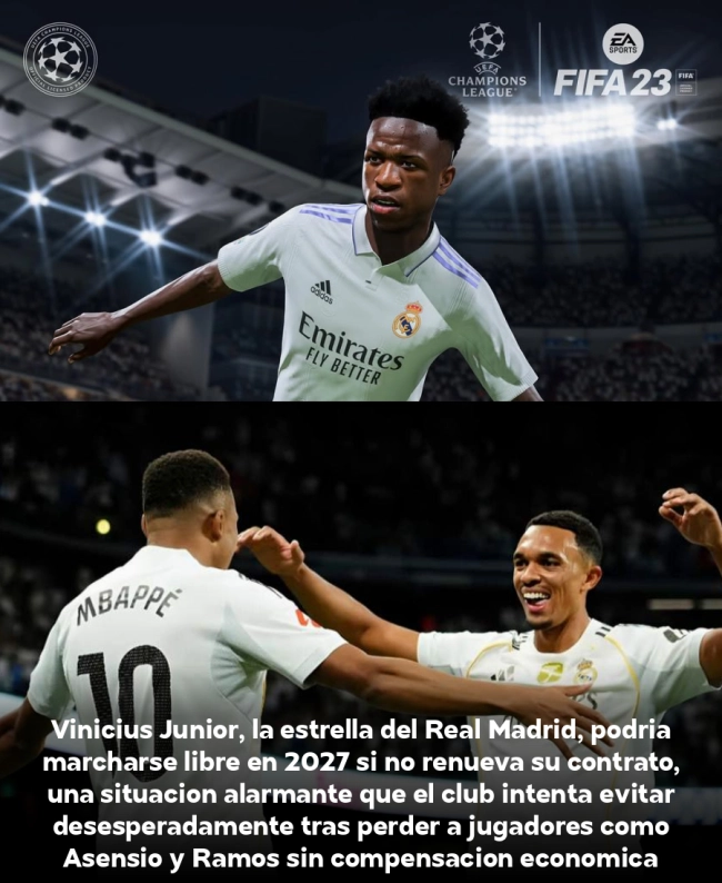BOMBAZO: El Real Madrid prepara el fichaje gratuito de Konaté mientras Vinicius amenaza con irse libre en 2027 BOMBAZO: El Real Madrid prepara el fichaje gratuito de Konaté mientras Vinicius amenaza con irse libre en 2027