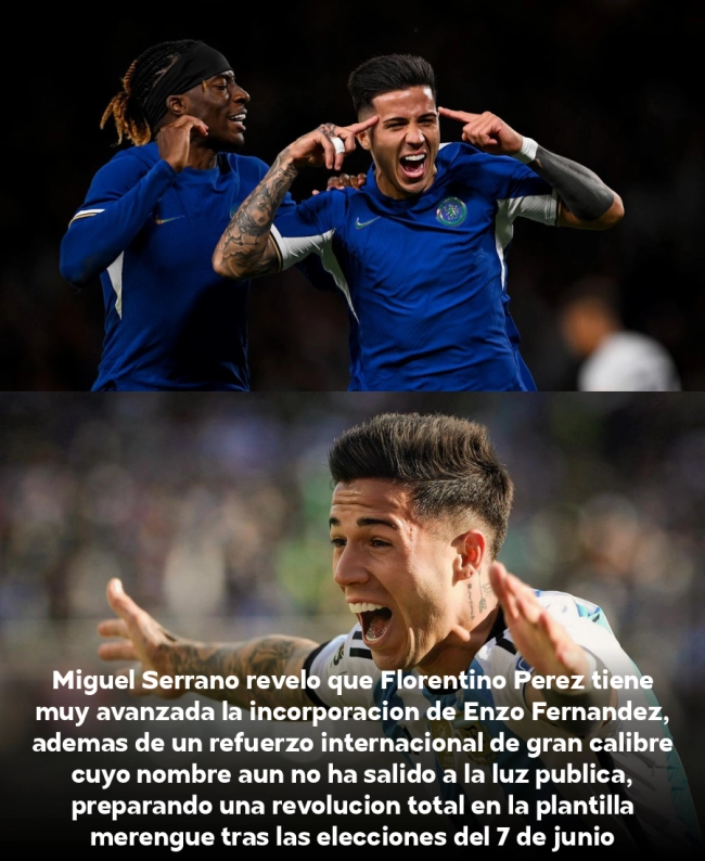 Bombazo: Florentino prepara dos fichajes galácticos si gana las elecciones - Enzo Fernández y un nombre secreto que revolucionará el Bernabéu