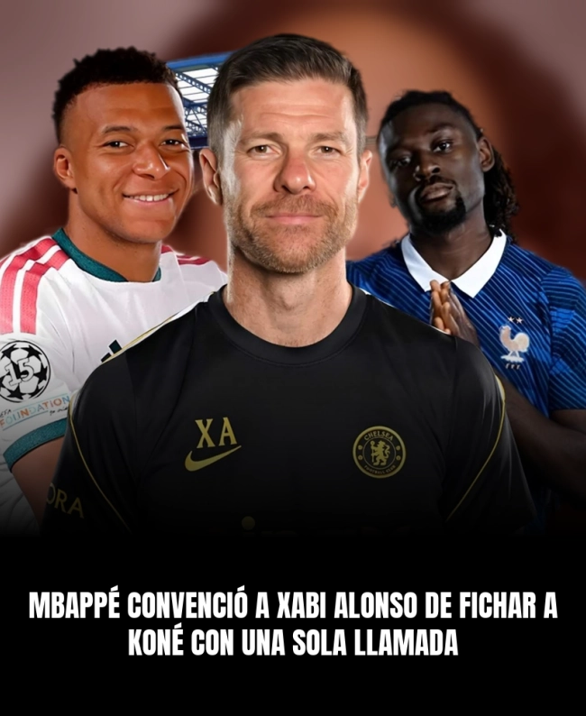 Mbappé convenció a Xabi Alonso de fichar a Koné con una sola llamada Mbappé convenció a Xabi Alonso de fichar a Koné con una sola llamada