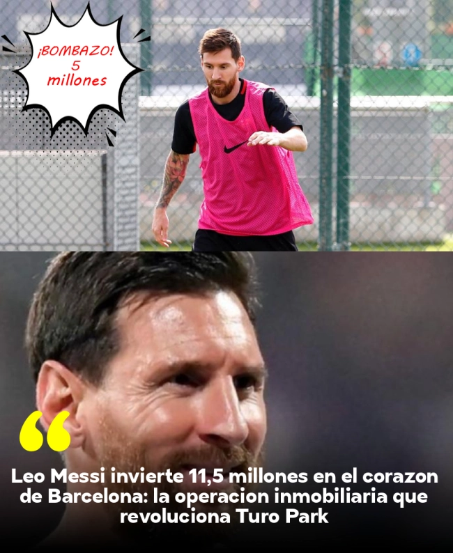 Leo Messi invierte 11,5 millones en el corazón de Barcelona: la operación inmobiliaria que revoluciona Turó Park Leo Messi invierte 11,5 millones en el corazón de Barcelona: la operación inmobiliaria que revoluciona Turó Park