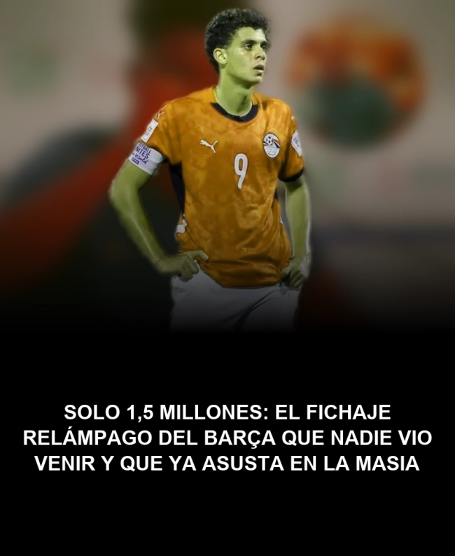 Solo 1,5 millones: el fichaje relámpago del Barça que nadie vio venir y que ya asusta en La Masia Solo 1,5 millones: el fichaje relámpago del Barça que nadie vio venir y que ya asusta en La Masia
