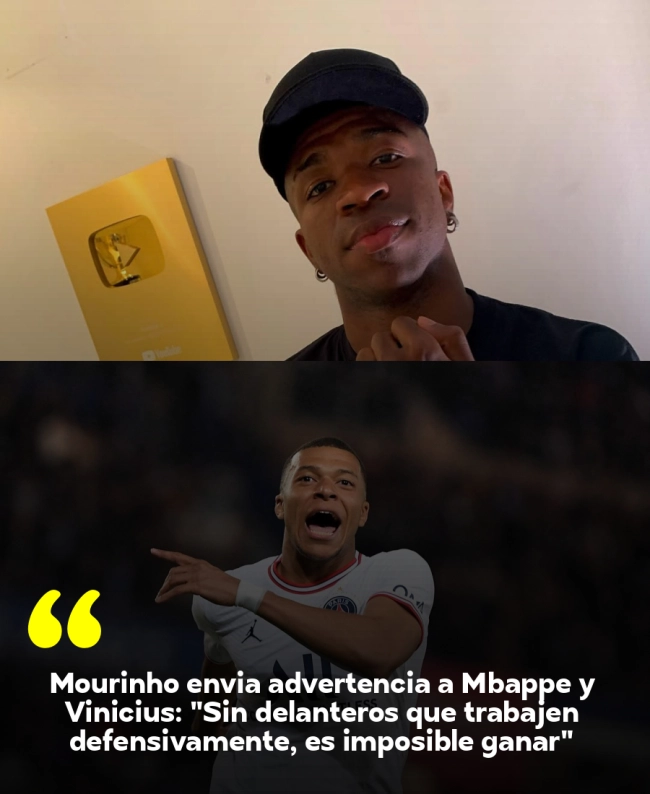 Mourinho envía advertencia a Mbappé y Vinicius: