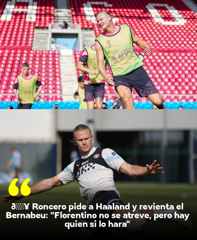 🔥 Roncero pide a Haaland y revienta el Bernabéu: 