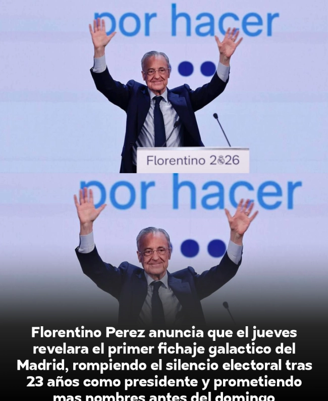 Florentino anuncia el primer fichaje bomba: 