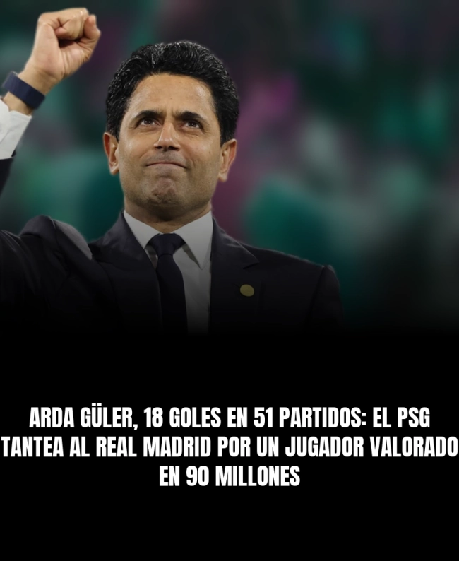 Arda Güler, 18 goles en 51 partidos: el PSG tantea al Real Madrid por un jugador valorado en 90 millones Arda Güler, 18 goles en 51 partidos: el PSG tantea al Real Madrid por un jugador valorado en 90 millones