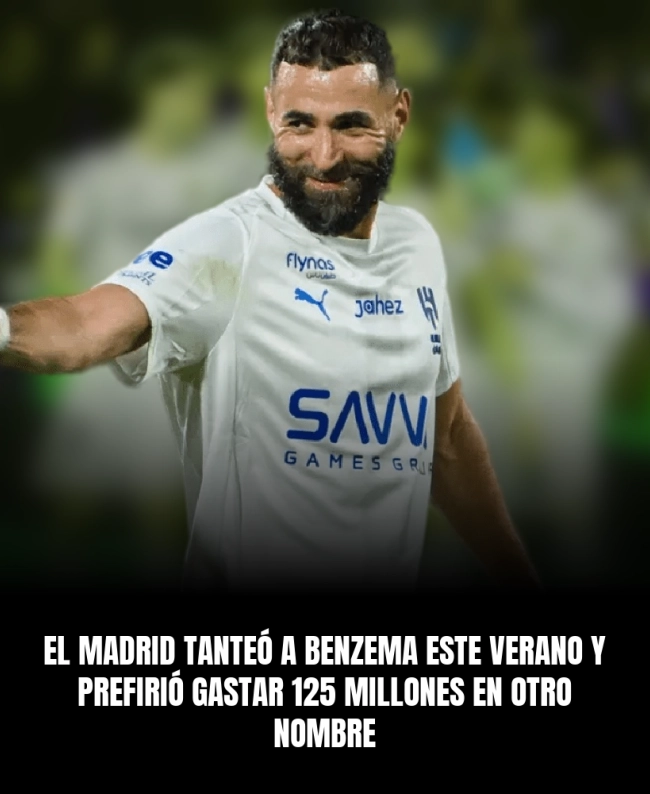 El Madrid tanteó a Benzema este verano y prefirió gastar 125 millones en otro nombre El Madrid tanteó a Benzema este verano y prefirió gastar 125 millones en otro nombre