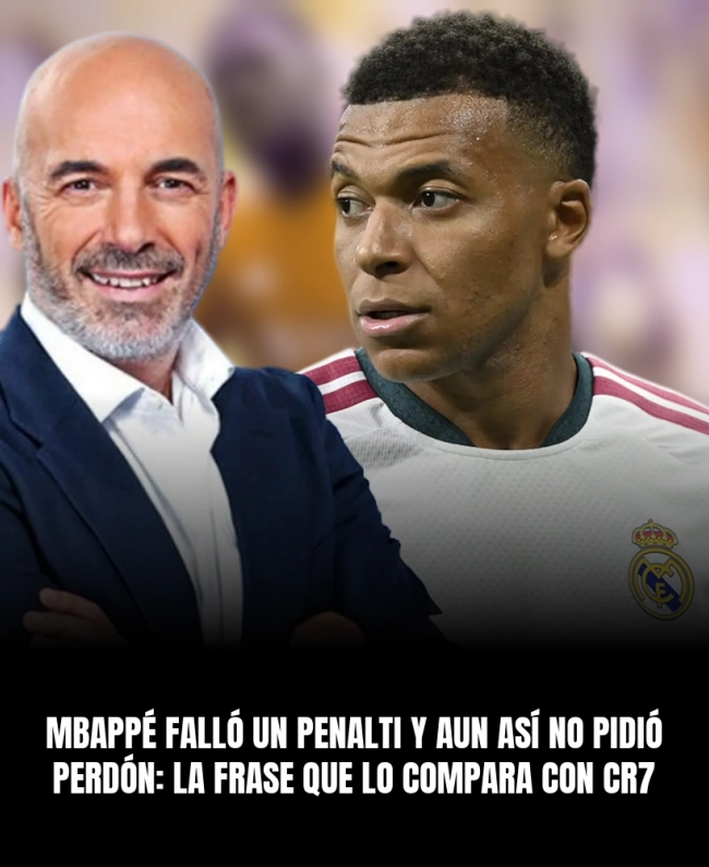 Mbappé falló un penalti y aun así no pidió perdón: la frase que lo compara con CR7 Mbappé falló un penalti y aun así no pidió perdón: la frase que lo compara con CR7
