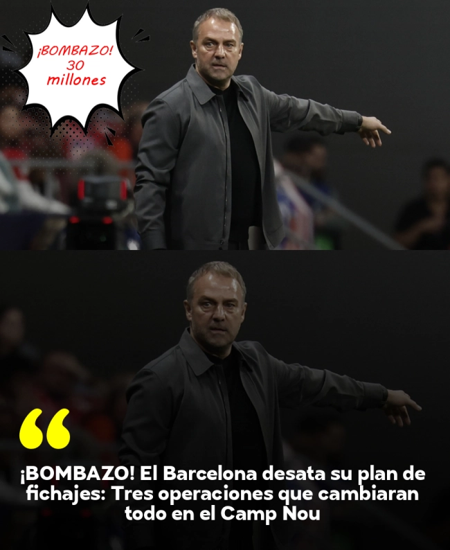 ¡BOMBAZO! El Barcelona desata su plan de fichajes: Tres operaciones que cambiarán todo en el Camp Nou ¡BOMBAZO! El Barcelona desata su plan de fichajes: Tres operaciones que cambiarán todo en el Camp Nou