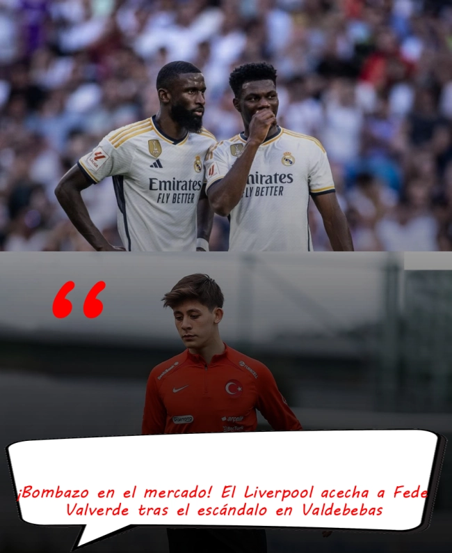 ¡Bombazo en el mercado! El Liverpool acecha a Fede Valverde tras el escándalo en Valdebebas