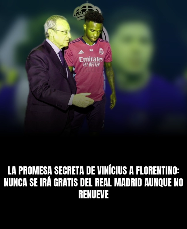 La promesa secreta de Vinícius a Florentino: nunca se irá gratis del Real Madrid aunque no renueve
