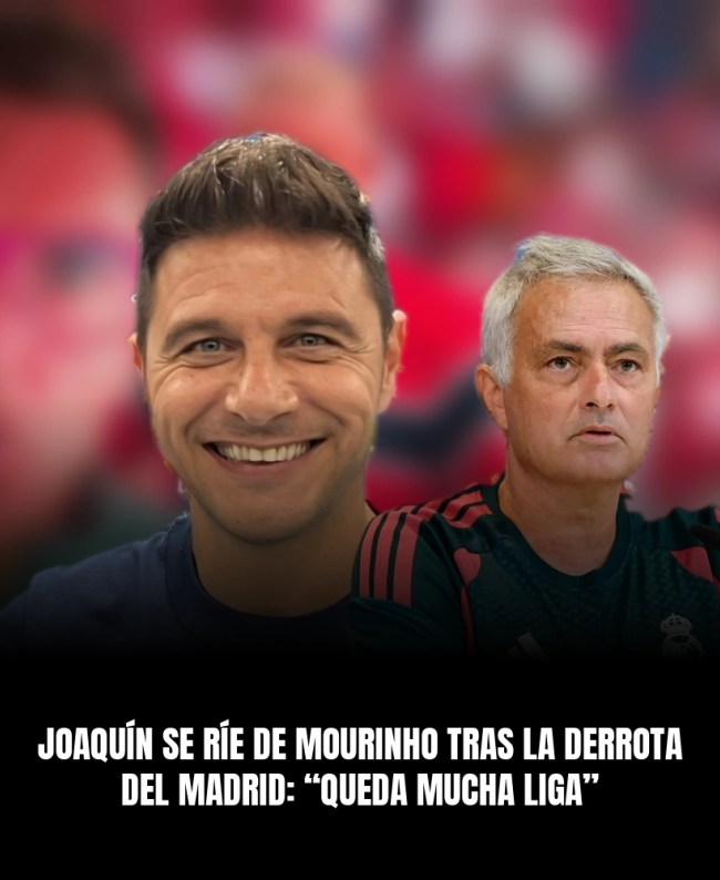 Joaquín se ríe de Mourinho tras la derrota del Madrid: “Queda mucha Liga” Joaquín se ríe de Mourinho tras la derrota del Madrid: “Queda mucha Liga”