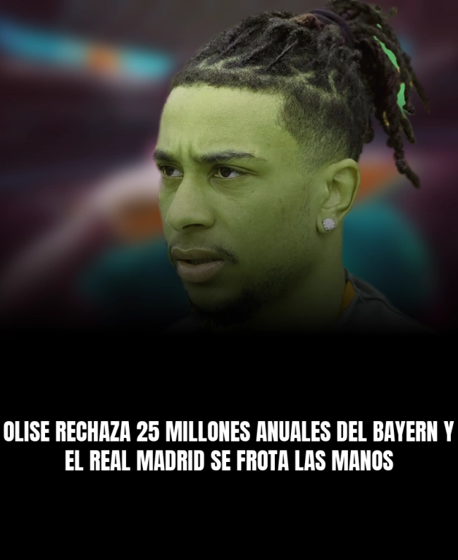 Olise rechaza 25 millones anuales del Bayern y el Real Madrid se frota las manos