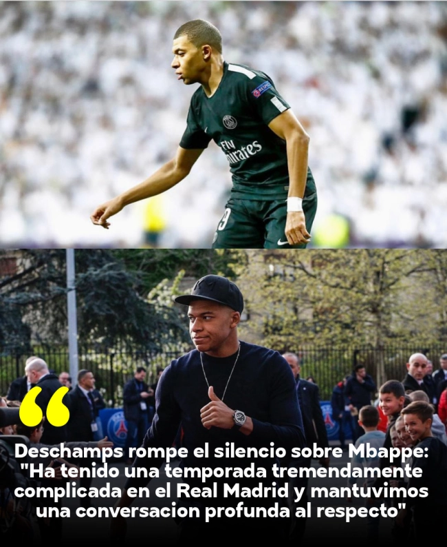 Deschamps rompe el silencio sobre Mbappé: 