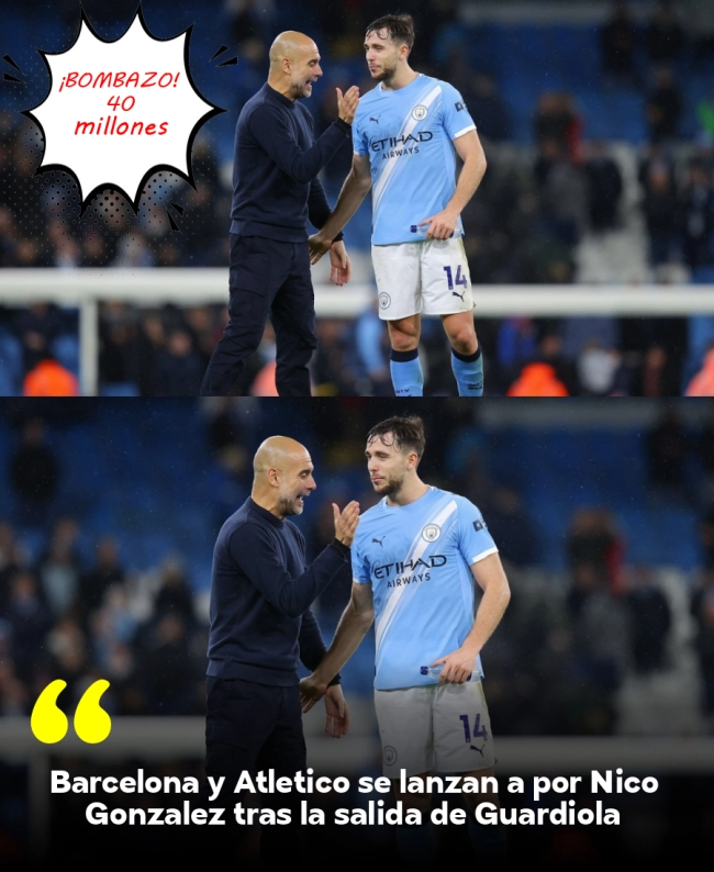 Barcelona y Atlético se lanzan a por Nico González tras la salida de Guardiola Barcelona y Atlético se lanzan a por Nico González tras la salida de Guardiola