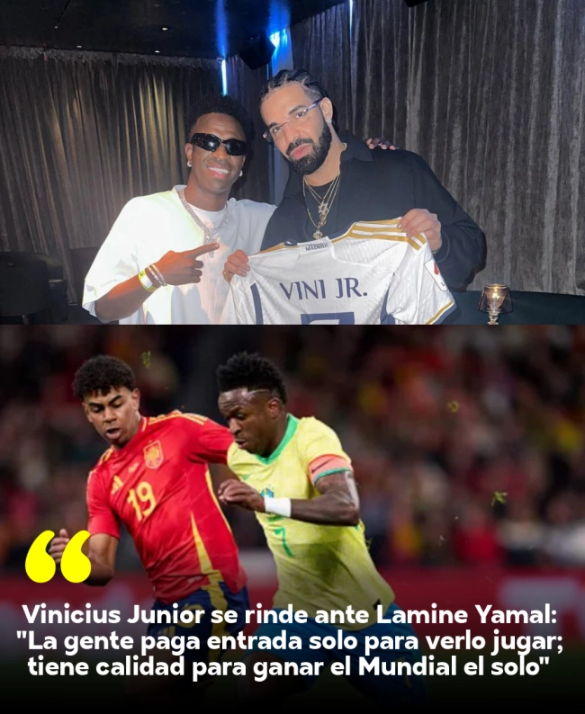 Vinicius Junior se rinde ante Lamine Yamal: 