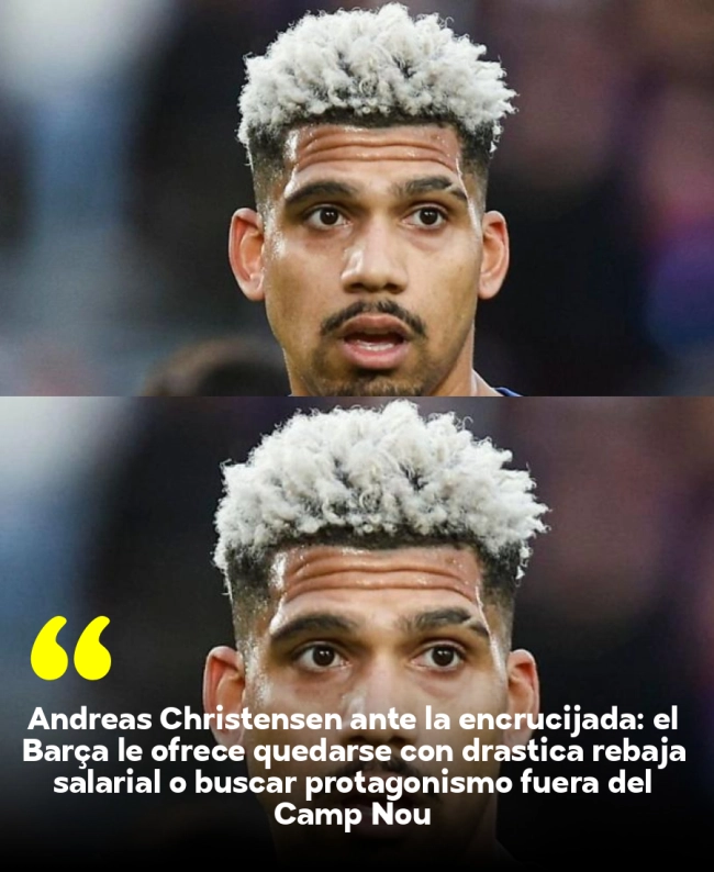 Andreas Christensen ante la encrucijada: el Barça le ofrece quedarse con drástica rebaja salarial o buscar protagonismo fuera del Camp Nou Andreas Christensen ante la encrucijada: el Barça le ofrece quedarse con drástica rebaja salarial o buscar protagonismo fuera del Camp Nou