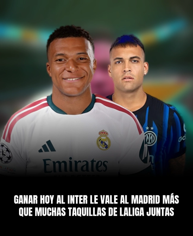 Ganar hoy al Inter le vale al Madrid más que muchas taquillas de LaLiga juntas
