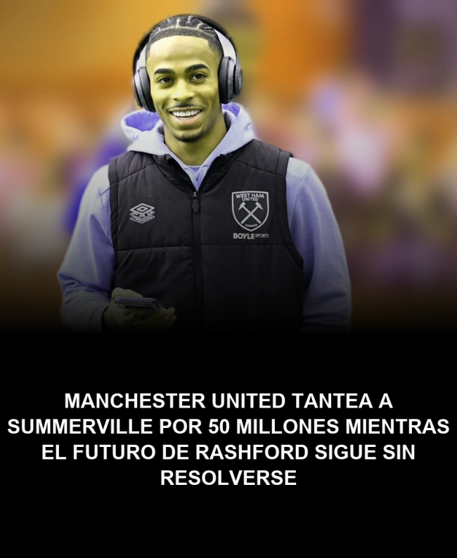 Manchester United tantea a Summerville por 50 millones mientras el futuro de Rashford sigue sin resolverse Manchester United tantea a Summerville por 50 millones mientras el futuro de Rashford sigue sin resolverse