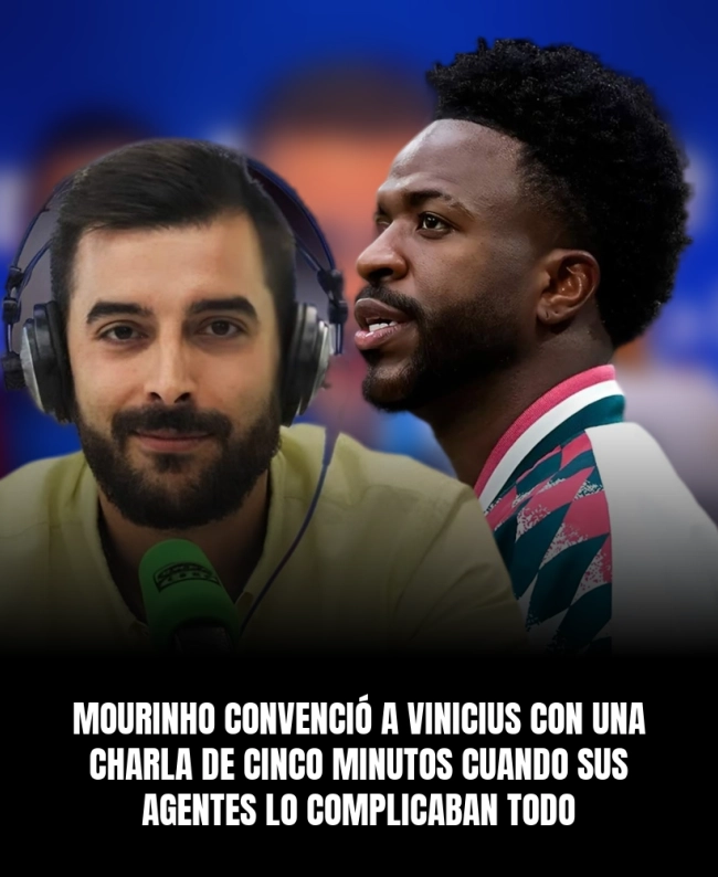 Mourinho convenció a Vinicius con una charla de cinco minutos cuando sus agentes lo complicaban todo