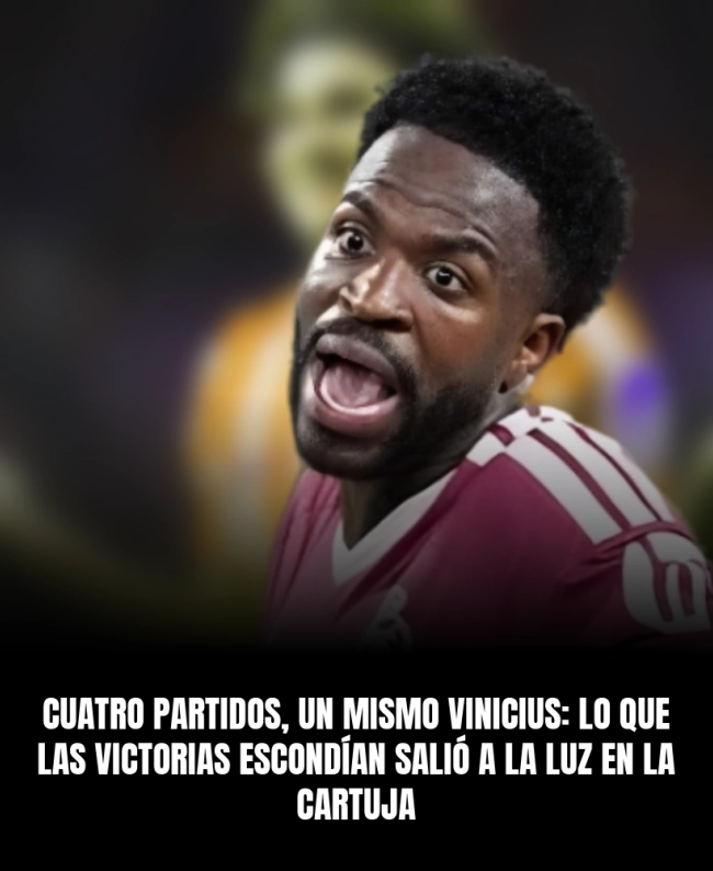 Cuatro partidos, un mismo Vinicius: lo que las victorias escondían salió a la luz en La Cartuja Cuatro partidos, un mismo Vinicius: lo que las victorias escondían salió a la luz en La Cartuja
