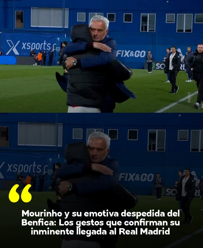 Mourinho y su emotiva despedida del Benfica: Los gestos que confirman su inminente llegada al Real Madrid
