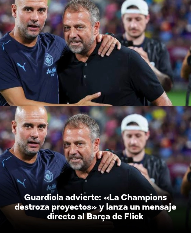 Guardiola advierte: «La Champions destroza proyectos» y lanza un mensaje directo al Barça de Flick Guardiola advierte: «La Champions destroza proyectos» y lanza un mensaje directo al Barça de Flick