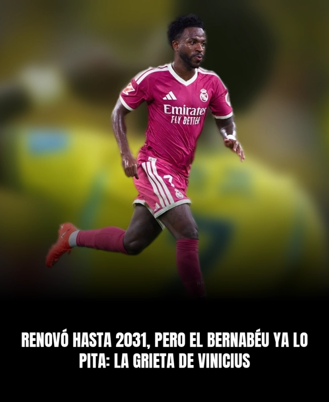 Renovó hasta 2031, pero el Bernabéu ya lo pita: la grieta de Vinicius Renovó hasta 2031, pero el Bernabéu ya lo pita: la grieta de Vinicius