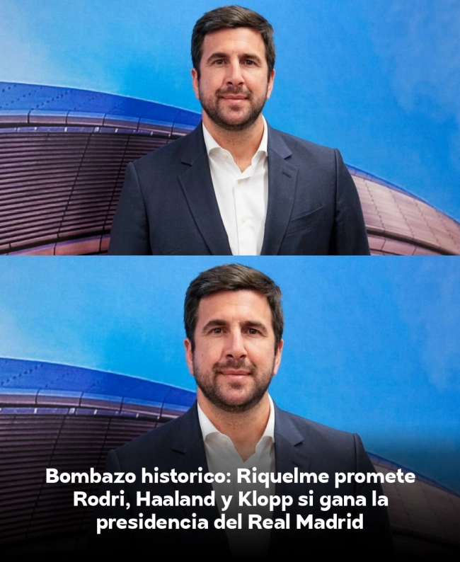 Bombazo histórico: Riquelme promete Rodri, Haaland y Klopp si gana la presidencia del Real Madrid
