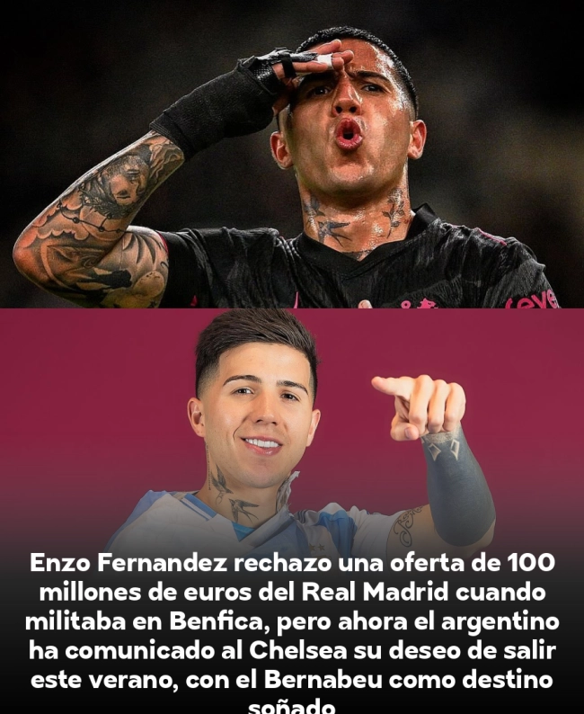 Bombazo: Enzo Fernández le dice al Chelsea que quiere irse y elige entre Real Madrid y Manchester City Bombazo: Enzo Fernández le dice al Chelsea que quiere irse y elige entre Real Madrid y Manchester City