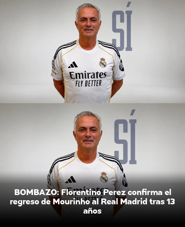 BOMBAZO: Florentino Pérez confirma el regreso de Mourinho al Real Madrid tras 13 años