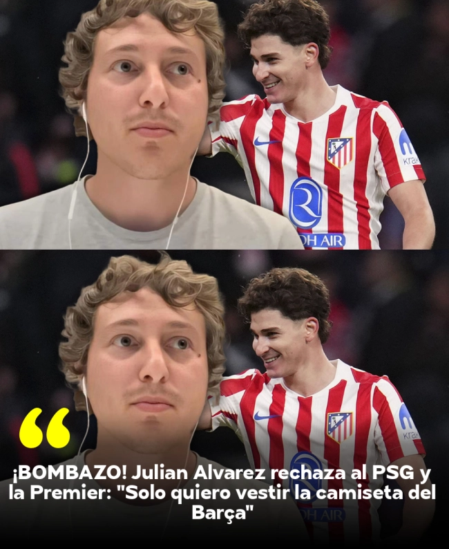 ¡BOMBAZO! Julián Álvarez rechaza al PSG y la Premier: